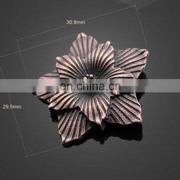 wholesale flower arrangement alloy pendant accessories for jewelry or for bags