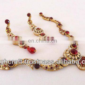 Wholesale Victorian jewelry-Victorian diamond jewelry sets-Victorian necklace set-Online Indian imitation jewelry lot