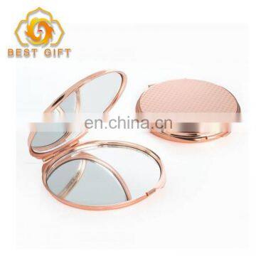 High Quality Women Rose Gold Compact Mirror