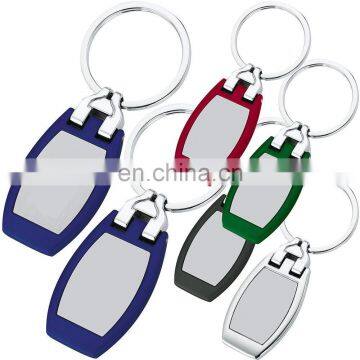 promotion stainless steel metal key tag keychain