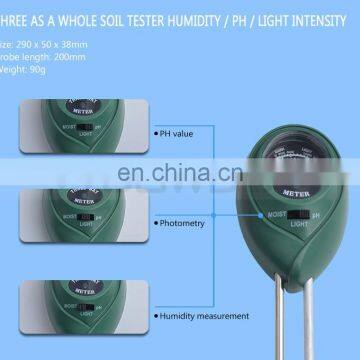 Insert Probe 3 in 1 Mechanical Plant Fertile Moisture Soil Survey PH Tester photo-4