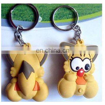 3D soft pvc doll keychain