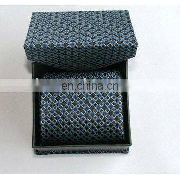 Polyester jacquard shirt woven necktie in giftbox