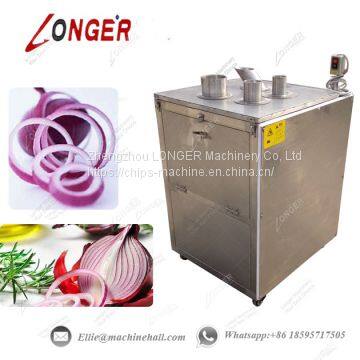Commercial Onion Cutting Machine|Onion Slicer Machine For Sale|Small Model Leek Flakes|Shallot Cutting Machine photo-3