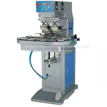 p2c 2 color pad printing machine with conveyor