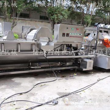 Clean vegetable water washing machine Clean vegetable eddy current cleaning line Clean vegetable processing equipment