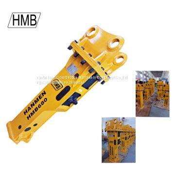 Excavator Mining Tool HMB680 Silenced Type Hydraulic Power Tool Rock Breaker