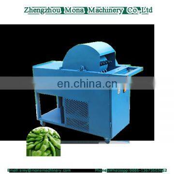 fresh green bean pod separating machine|bean pod removing machine