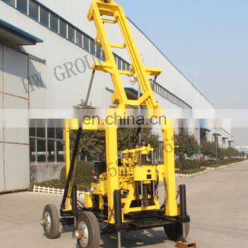 Mobile rotary water well drilling machine deep hole soil rock drilling rig equipment price