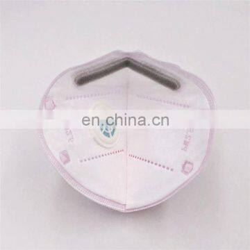 Chinese Supplier Folded Shape Nonwoven Dust Face Mask With Valve