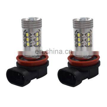2x 80W Bright White H11 LED Fog Daytime Light Lamp bulb HeadLight DRL
