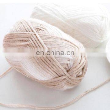 aran weight acrylic and nylon blend wool yarn for hand knitting