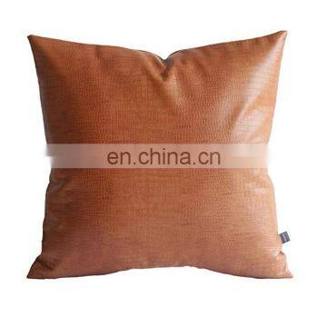 Faux Leather Pillow Cover Throw Pillow Case Decorative for Couch Cushion Cover