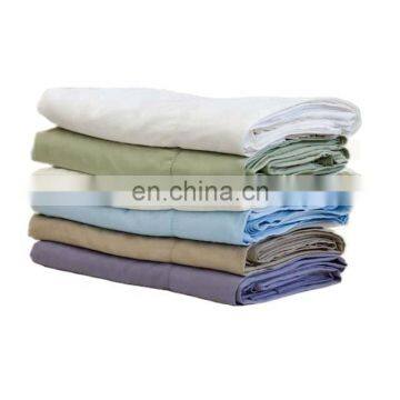 Wrinkle Free comfort 4-Piece Cotton Plain Bed Sheet Set