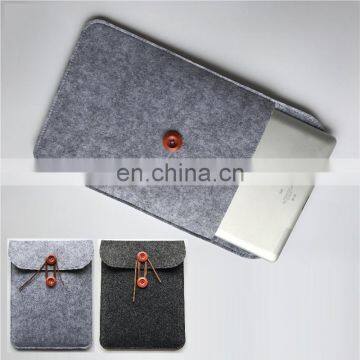 Fashion Felt Bag Wool Felt Laptop Sleeve Custom Neoprene Felt Sleeve Case With Handle photo-5
