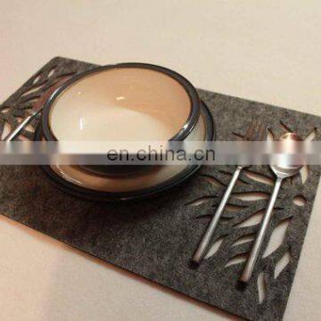 Grey Durable Place Mat Set Table Mat for Hotel Deco
