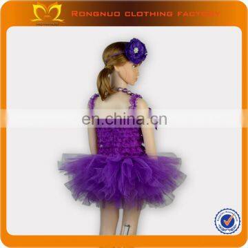 One Piece Girls Party Dress Kids Tulle Dress Sample Kids Dress photo-2