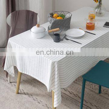 New launching kitchen decor 100% cotton dining table cover tablecloth  for round square table