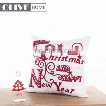 45x45CM Custom Latest Design Merry Christmas Theme Embroidery Sofa Cushions photo-5