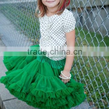 Black ribbon tutus, chiffon pettiskirts for girls,Turquoise skirt dress for girls