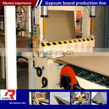 China automatic gypsum board manufacturing machine/plaster of paris ceiling tiles board production line