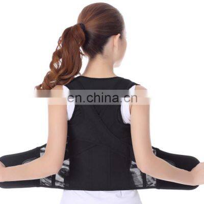Shoulder Back Support Posture Corrector With Should Support and Wrist Belt Elastic Shoulder Support Shoulder Back Brace