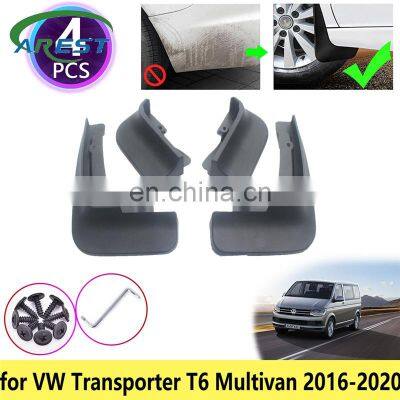 Для автомобилей VW Volkswagen Transporter, Caravelle, Multivan T6 2016, 2017, 2018, 2019 годов. Грязезащитные козырьки, фендеры, брызговики, аксессуары для защиты от брызг