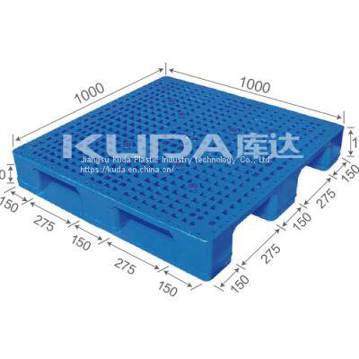 warehouse storage solution 1010B WGCZ PLASTIC PALLET（BUILT-IN STEEL TUBE）from china