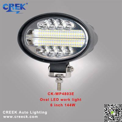 6 INCH 144W OVAL LED WORK LIGHT