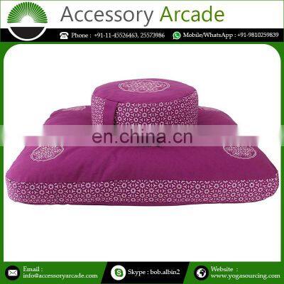 100% Cotton Yoga Meditation Cushion Set photo-4