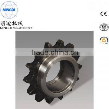 Zinc yellow plated sprocket wheel with high quality