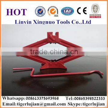 China Famous Brand Name Xingnuo 1.5-ton Capacity Red Color Portable Scissor Jack photo-3
