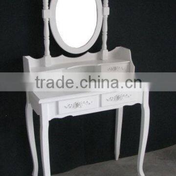 WHITE MDF WOODEN DRESSING TABLE