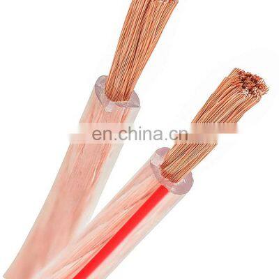 High voice high end transparent speaker cable 2 cores optical audio cable