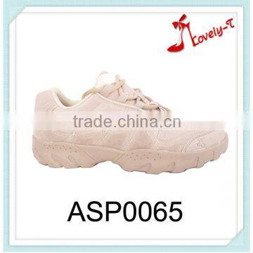China factory lace up safety men sport shoes cream color low heel sport shoes