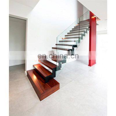 CBMMART modern house led lighting staircase design indoor floating stairs