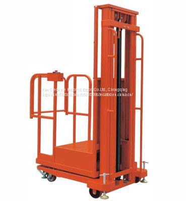 Full Electric Aerial Order Picker Low Profile Hydraulic Self Propelled Order Picker Cargo Lifting Work Positioner photo-2
