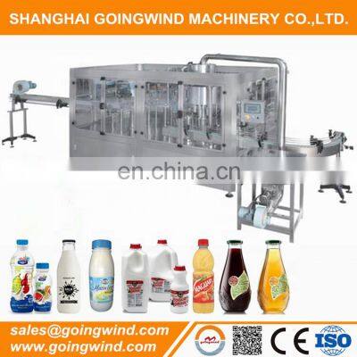 Automatic pet juice bottle filling machinery auto glas bottling machine tea bottling equipment cheap price for sale