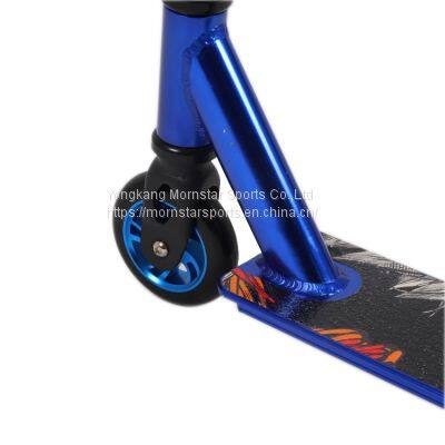 Complete Kids Pro Push Stunt 360 Degree Fixed Bar Trick Freestyle Scooter photo-4