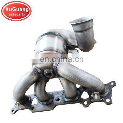 High quality Direct fit Three-way Exhaust manifold catalytic converter for Citroen C5  2.3