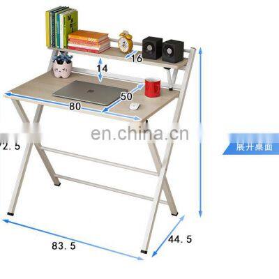 Portable Cheap Price Modern Home Office Furniture Adjustable Desk Top Folding Design Simple Table Computer Desk for Home photo-3