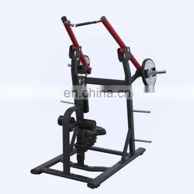 Free Weight Plate Loaded Machine Gym Equipment Training Machine  Iso-Lateral Front Lat Pulldown