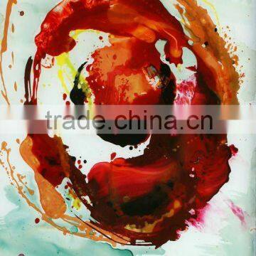 Handmade Glass Painting Abstract Decorating Walls Ideas