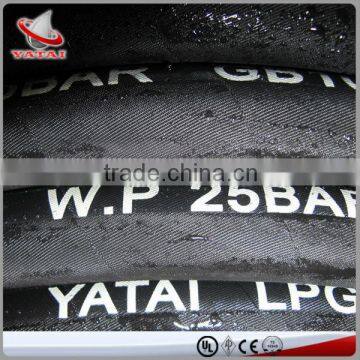 YATAI Brand Fiber Braided LPG Gas Hose