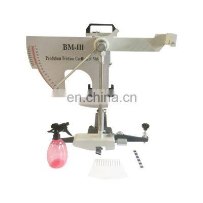 Portable British Pendulum Tester Pendulum skid resist tester for Sale