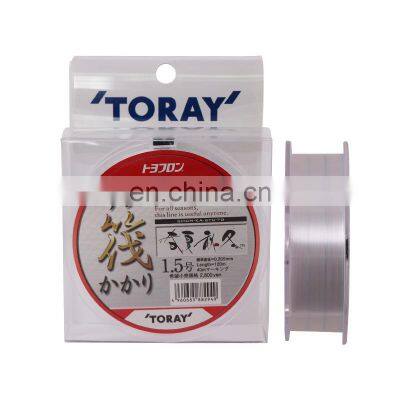 TORAY 120m raft Super strong  Fishing Line  Transparent 30LB Carbon Fiber fishing line