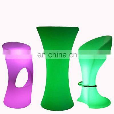 light up tall bar table led light bar cocktail furniture tables and chairs  glowing party chairs combination sofa rechargeable