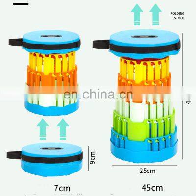 Camping Lightweight Upgraded Telescopic Chair Outdoor Portable Retractable Folding Stool photo-5