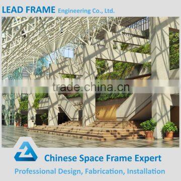 Space large and bright stainless steel frame atrium roof