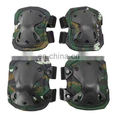 Tactical Knee Pads Elbow Pads Set Four Pieces Men's Outdoor Sports Motorcycle Camo Tactical Knee Pads photo-3